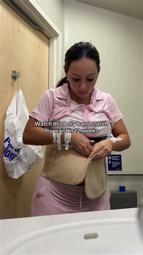 The Postpartum Support Wrap I Packed Before Leaving the Hospital 🤍 #Shorts