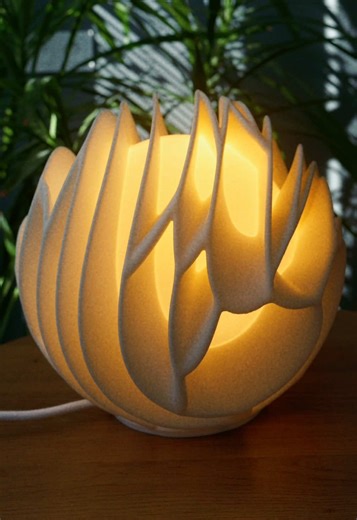 Sustainable 3D Printed Lamp Design