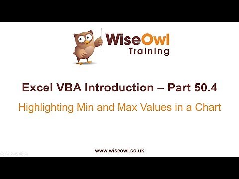 Excel VBA Introduction Part 50.4 - Highlighting Min and Max Values in a Chart