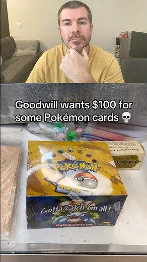$100 Goodwill Base Set Booster Box Pokemon Cards