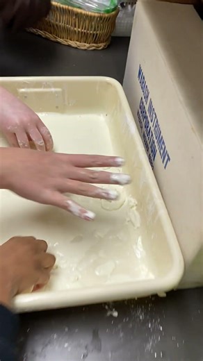 Corn starch and water