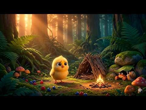 The Lost Little Chick's Survival Journey Brave Baby Chicken Adventure in the Forest