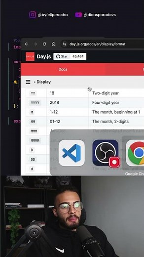 👉 Essa é a MELHOR biblioteca para trabalhar com DATAS dentro do #javascript!