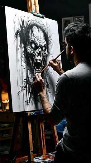 Terrifying AI-Generated Horror Paintings #scary #painting #aiart