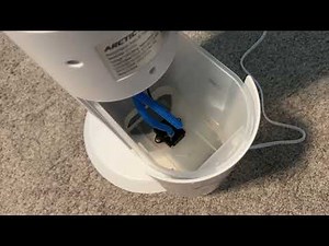 How to empty the water out of Arctic Air Tower 2 0 for transport