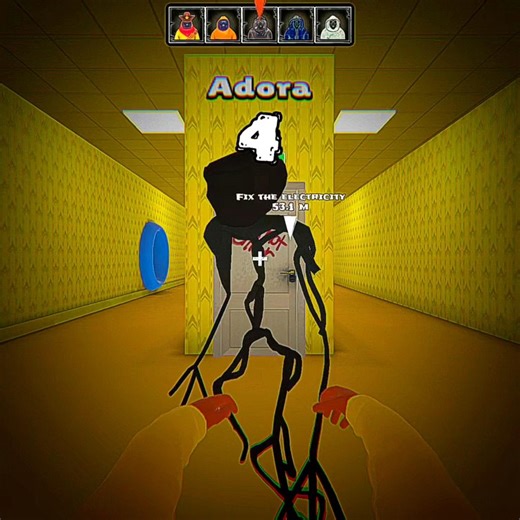 HIDE IN THE BACKROOM GREEN BOY #backrooms #gaming #shortvideos