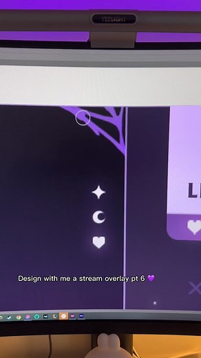 Stream overlay commission for FPS Krystal! 💜 definitely one of my fav commissions, what theme do you guys want to see the most? Also check our her stream too ✨ #streamoverlay #designwithme #streamgraphics #artistsoftiktok #designprocess #arttransformation #graphicdesign #twitchstream