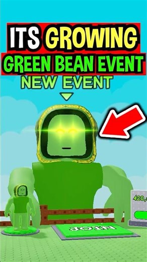 GREEN BEAN EVENT GROWING in Roblox Grow a Garden..
