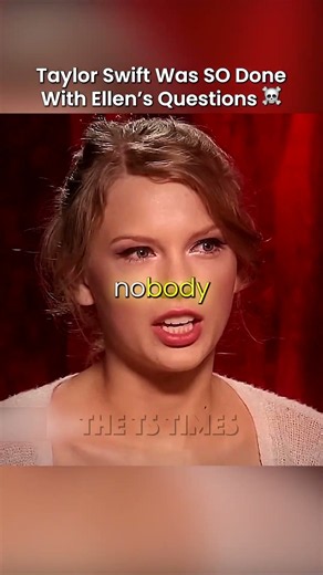 ☠️👀 The Moment Taylor Had Enough of Ellen’s Questions #taylorswift #ellen