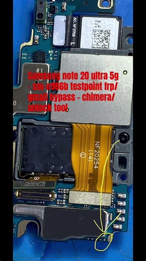 Samsung note 20 ultra 5g - sm-n986b testpoint frp/gmail bypass - chimera/unlock tool