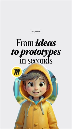 Johnson • Design & AI on Instagram: "Got a web design idea, but don’t know how to implement it? @mirohq’s got your back🚀 With Miro Prototypes, you’ll get clean, working prototype — wireframe, complete flows and more within minutes and beat your deadline🔥 Want to try Miro for your next project? Comment “Prototype” and I will send you the link👌🏻 #MiroPartner #miro #miroai #miroprototypes #tprototype #uidesign #uxdesign #webdesign #webdesigner"