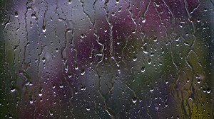 Rain, Raindrops, Rain On Glass