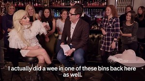 Only Lady Gaga can get away with peeing in bins... | Channel 4