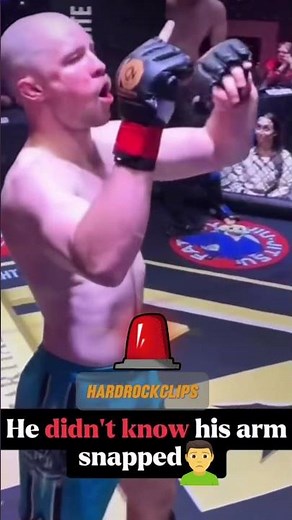 Fighter Breaks His Arm… And Keeps Fighting Without Realising 😳🥊