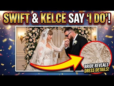 Taylor Swift and Travis Kelce say ‘I do’ as bride finally reveals wedding dress details