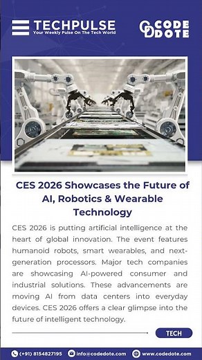 CES 2026: Biggest AI, Robotics & Wearable Tech Trends You Need to Know