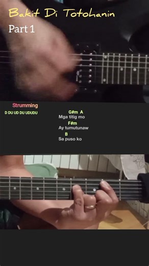 Bakit Di Totohanin Rock Version Guitar chord tutorial lesson #guitarlesson #chords #guitarchords