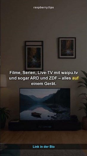 Kodi auf dem Raspberry Pi – dein eigenes Heimkino! 🎬 #Shorts