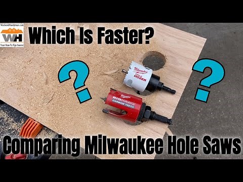 Hole Saw Cutting Demo and Comparison | Which #MilwaukeeTool Cuts Fastest | Hole Dozer vs Big Hawg