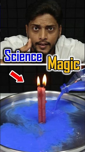 Magic Water Trick with Candle & Bottle 😮 | Easy Science Experiment #shorts #viral