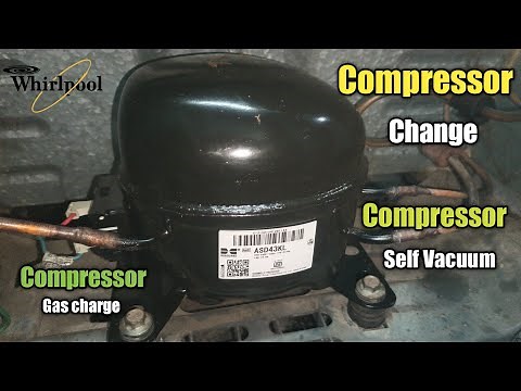 Samsung Refrigerator Compressor Change or Self Vacuum and Gas Charge || Technical Hulchal