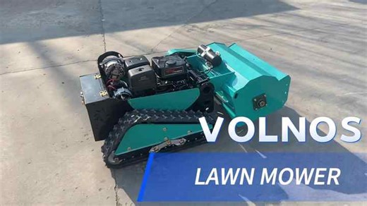 Remote Controlled Tracked Mulcher Multifunction Made in China Grass Cordless Electric Lawn Mower With Battery