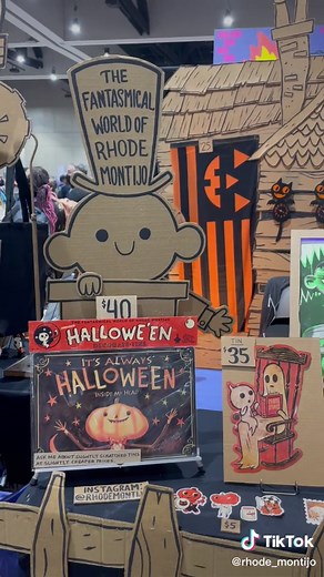 Fantasmical Cardboard Booth at San Diego Comic Con 2022