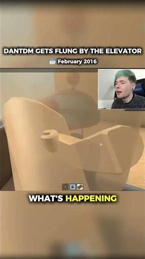 DanTDM Gets FLUNG by THE NORMAL ELEVATOR #roblox #shorts