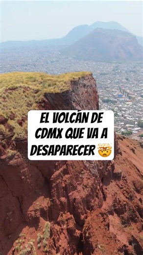 EL VOLCÁN DE CDMX QUE ESTÁ DESAPARECIENDO. 🤯 #viajes #curioso #arquitectura