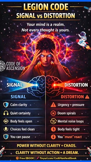 LEGION CODE: Signal vs Distortion ⚡️ #Legion #ShadowKing #Mindset