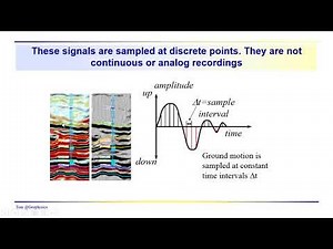 Geophysics: Seismic - basic display format, frequency content and binary data