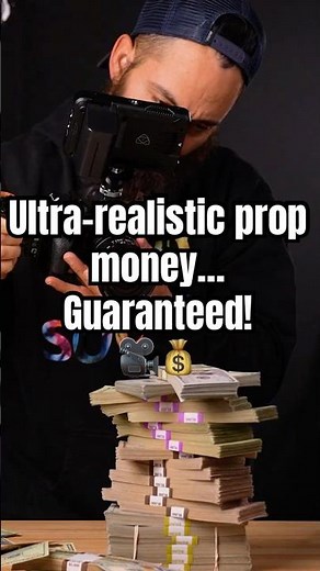 Your production deserves the best. 🎬💰 Our ultra-realistic prop money looks flawless on camera.🔥