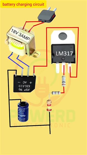 5.9K views · 43 reactions | battery charging circuit #electrical #electricalwork #powerdbyelectric #diagram #electrical | Powerd By Electronic | Facebook