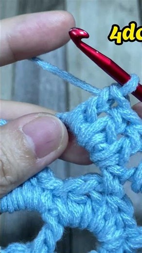 ONCE YOU MAKE THIS BEAUTIFUL GRANNY SQUARE, YOU’LL WANT TO MAKE MORE! #short #grannysquare