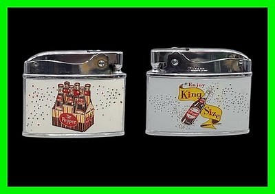 Vintage Dr. Pepper Enjoy King Size Flat Ad Petrol Cigarette Lighter - UNFIRED | eBay