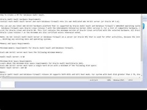 How to Create a VM for Database Audit Vault