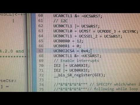 MSP430 Master/Slaves: Transfer Multiple Bytes via I2C & UART