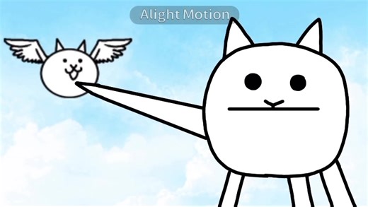 Guys, look! A birdie meme (Battle Cats animation) Credit: @Basic Cat #battlecats #meme