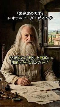 【未完の天才】生まれるのが500年早すぎた？レオナルド・ダ・ヴィンチの生涯！【歴史】
