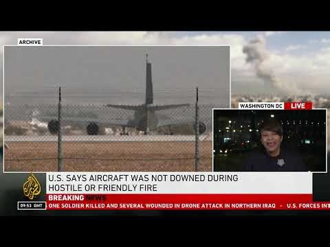 Four US troops confirmed killed in refuelling aircraft downed in Iraq