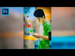 Photoshop Tutorial | Add Social Icon On Your Photo