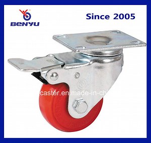 [Hot Item] Medium Duty Industrial Swivel Caster with Double Brake