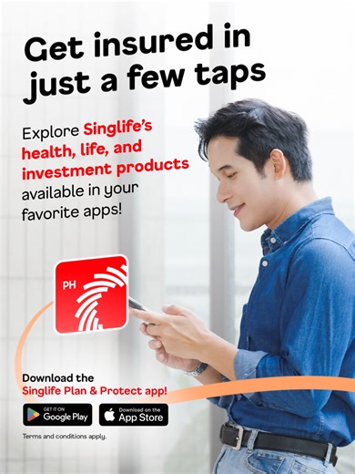 Sigue protegido con planes de Singlife en tus apps