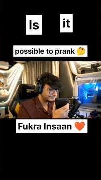 kya ‪@liveinsaan‬ ‪@FukraInsaan‬ ko prank kar payenge 🤔😊🤣🤣❤️❤️❤️ #aprilfools #ytshorts