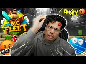GamerFleet Angry on Toxic Hater in mcFleet 😡 | Minecraft