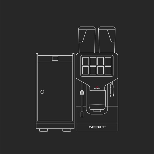 The Egro Next NMS version offers two milk types always at your disposal, allowing you to work simultaneously with soy, oat, or skimmed milk. Thanks to a system designed to prevent any type of cross-contamination, you can also safely serve lactose-free milk—ensuring maximum variety with total peace of mind. Find out more on Egro Next on our link in BIO —— #EgroNext #EgroMoDe #Egro #EgroCoffee #BuiltForExcellence #FullyAutomatic #Coffee #Espresso #Technics #Design #Hospitality #CoffeeMenu #Offices
