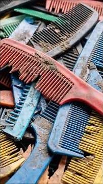 You’ll Never Guess What Old Plastic Combs Become! 😱♻️