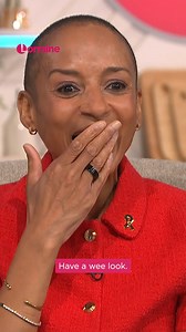 We surprised Adele Roberts with a message from her nurse, Elaine, after she became the fastest woman to run all six major marathons with a stoma. 🫶 | Lorraine