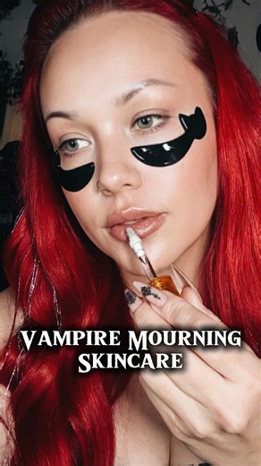 Vampire Beauty Rituals 🩸 Haunted Skincare Inspired by Elizabeth Báthory | Goth Morning Routine