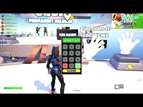 CODE MACHINE IV GLOVE LOCATIONS SLAP FIGHTS 8851-5480-5161- Fortnite